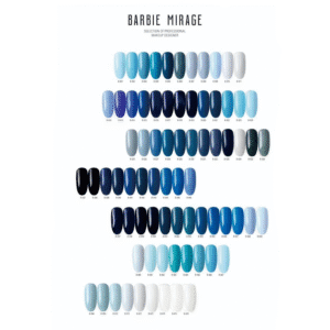 blue gel polish barbie mirage 13ml