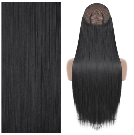 jet black straight halo no clip hair extension j1.png jet black straight halo no clip hair extension j1.png