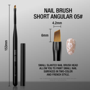 bbm short angular nail brush