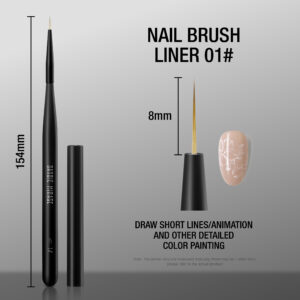 bbm short liner nail brush