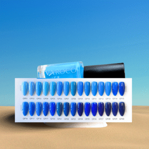 blue nail polish