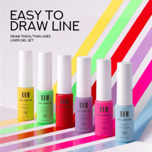 colorful gel liners