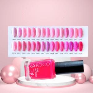 pink nail polish