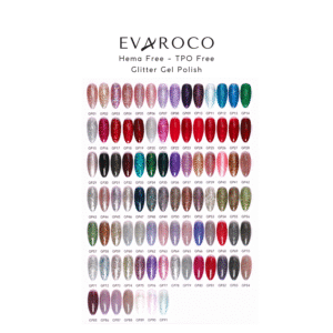 evaroco glitter gel polish